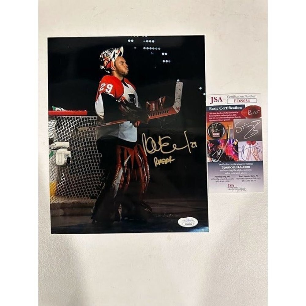 Ray Emery signed "Razer" autographed Philadelphia Flyers 8x10 Photo JSA